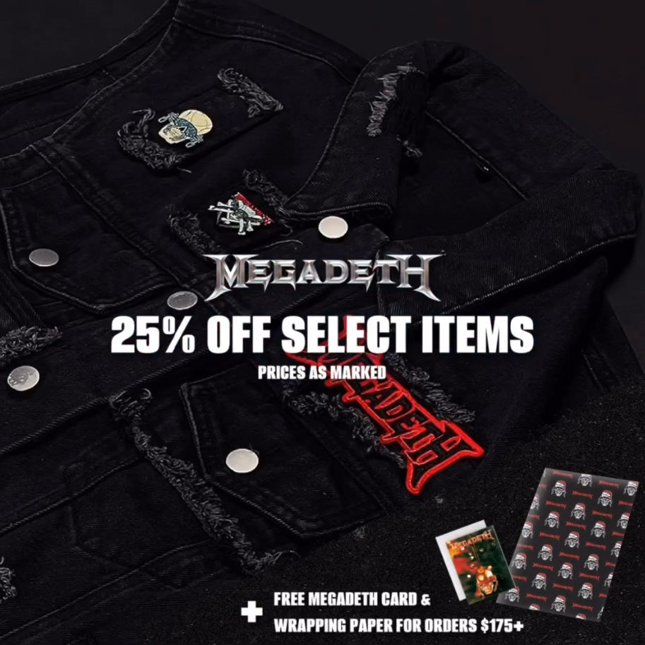 Black Friday Merch Sale Megadeth Cyber Army 3157