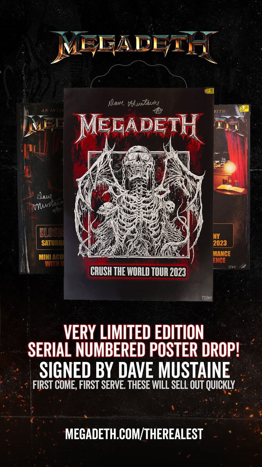 Limited Edition Poster Drop! – Megadeth Cyber Army