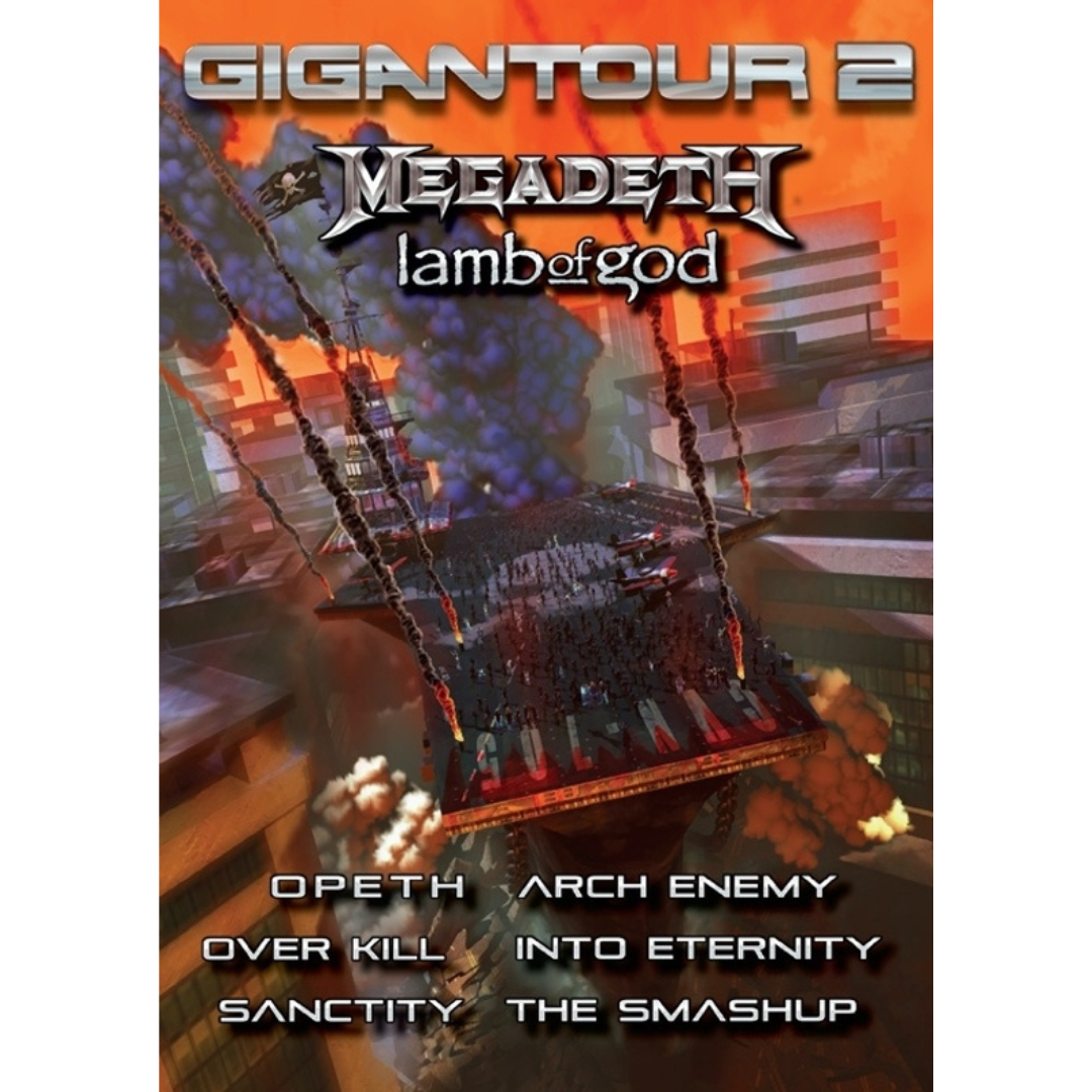 Gigantour 2 [DVD] – Megadeth Cyber Army