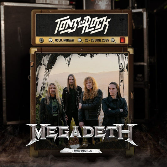 Megadeth to Perform at Oslo's Tons of Rock