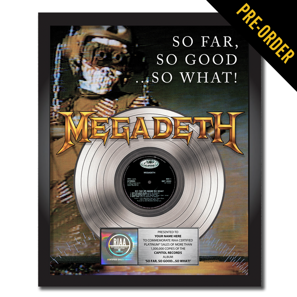 Megadeth So Far So Good So What buy vinyl