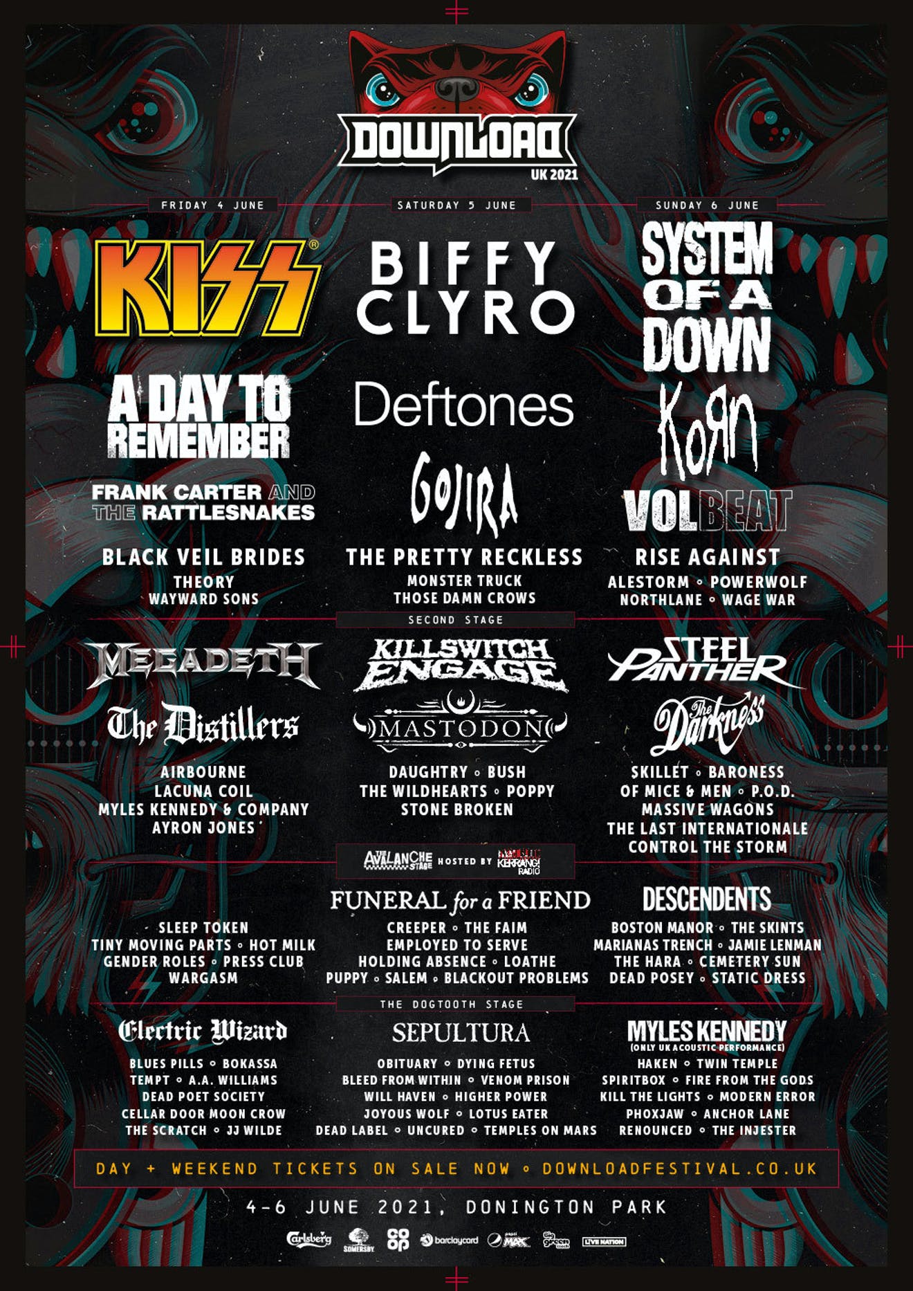 Megadeth Download Festival June 4 2021 Donington Park Castle Donington Derby Uk